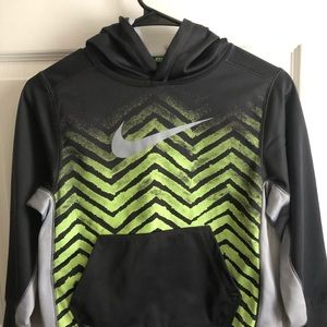 Nike Therma-Fit Black/Gray/Lime Insulated Hoodie